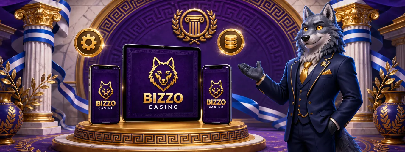 Συμβατές συσκευές Bizzo Casino: tablet και smartphones με την εφαρμογή σε χρυσό βάθρο